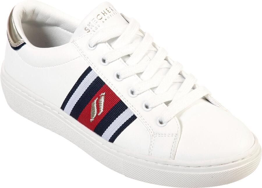 Skechers Goldie Collegiate Cruizers Dames Sneakers White