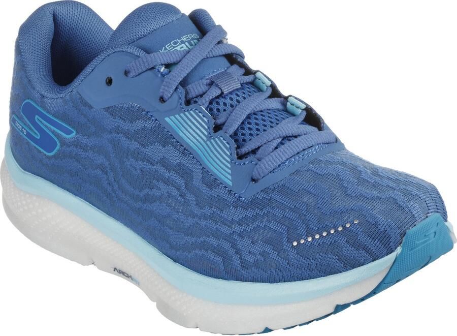 Skechers GOrun Ride 10 blauw hardloopschoenen dames