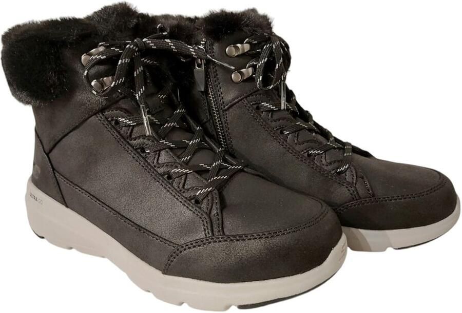 Skechers GoWalk Veterboot Glacial Ultra Cozyly 144178 BLK Zwart