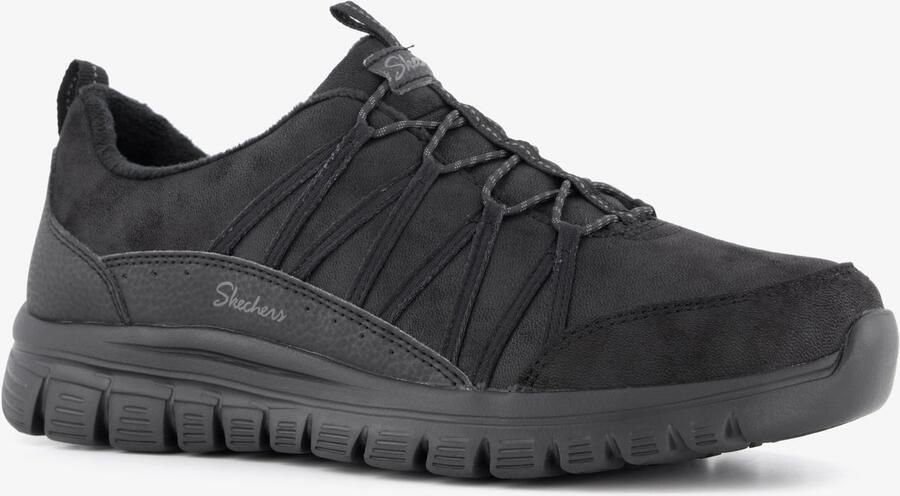 Skechers Graceful Cozy Hug dames sneakers zwart Extra comfort Memory Foam