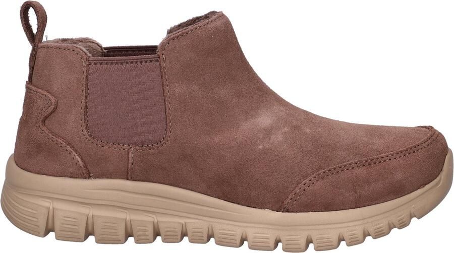 Skechers Graceful dames chelseaboot Bruin