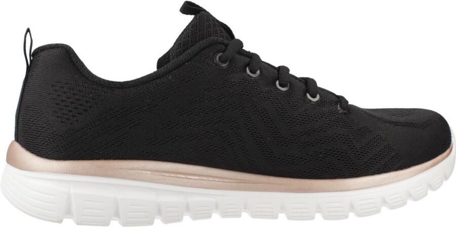 Skechers Graceful-Get Connected 12615-BKGD Vrouwen Zwart Sneakers Sportschoenen - Foto 3