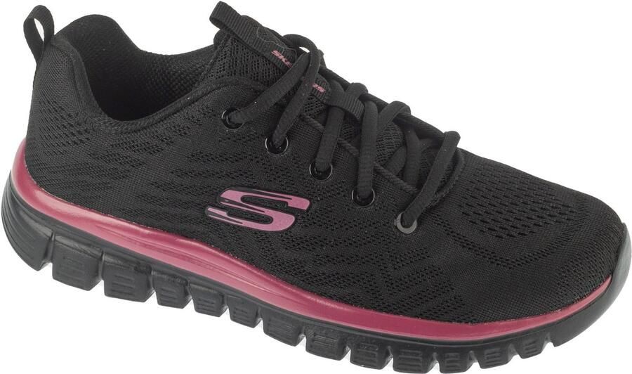 Skechers Graceful Get Connected Vrouwen Zwart Sneakers