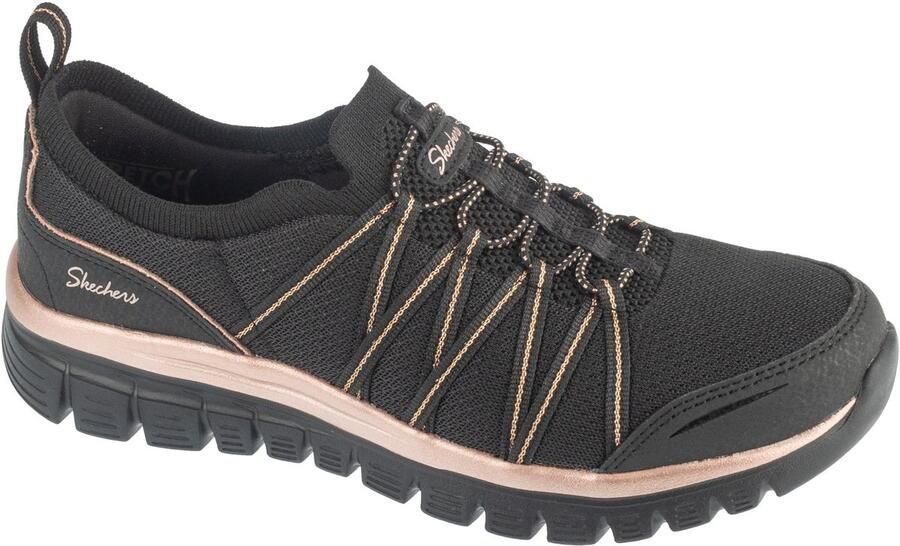 Skechers Slip-on sneakers GRACEFUL-PURECRUSH Vrijetijdsschoen met elastische instap