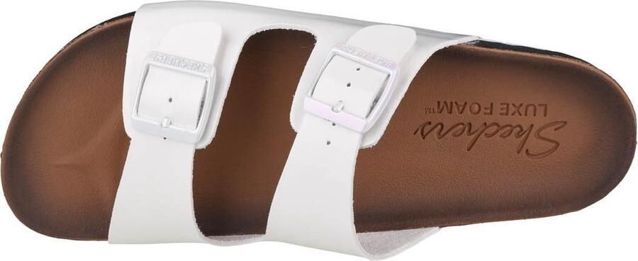 Skechers Granola-Gloss Floss 163030-WHT Vrouwen Zwart slippers - Foto 2