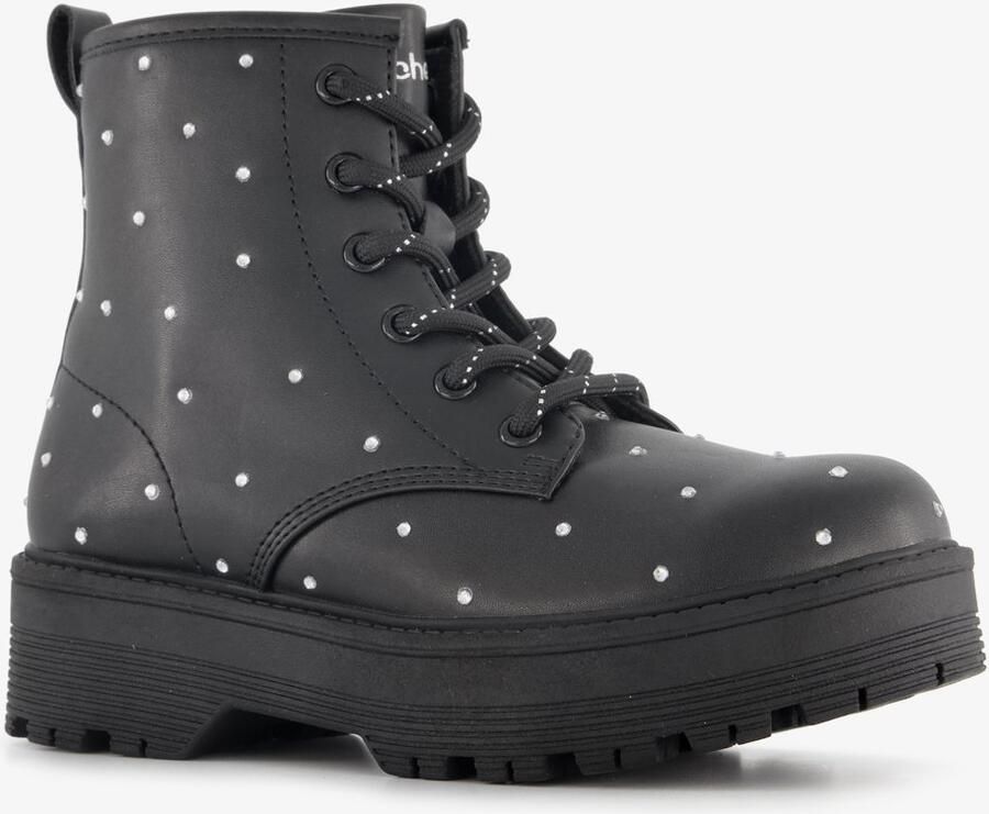 Skechers Gravlen Hi Meisjes Laarzen Zwart