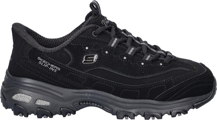 Skechers Hands Free Sip-Ins D'Lites dames sneaker Zwart
