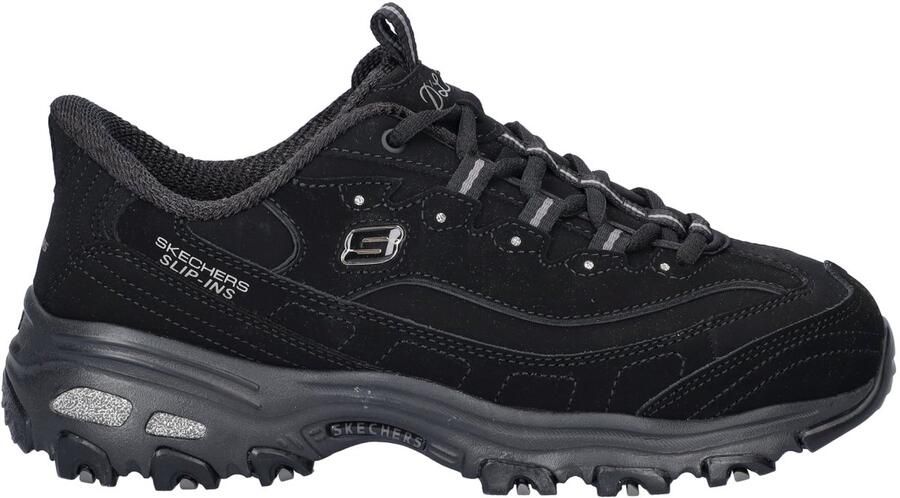 Skechers Hands Free Sip-Ins D'Lites dames sneaker Zwart