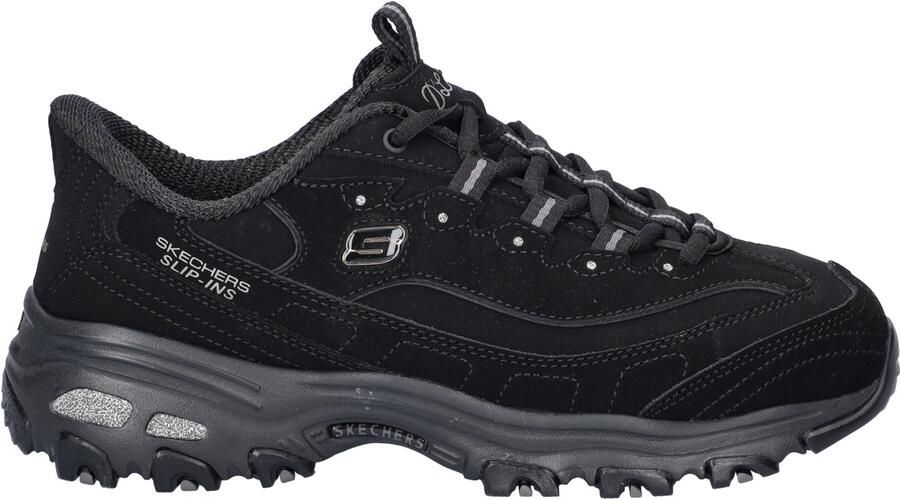Skechers Hands Free Sip-Ins D'Lites dames sneaker Zwart