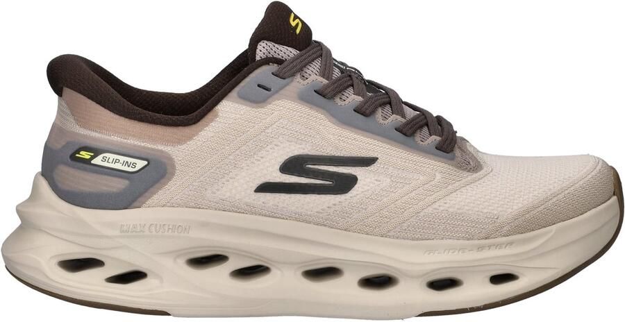 Skechers Hands Free Slip-In Max Cushioning Glide heren sneaker Taupe