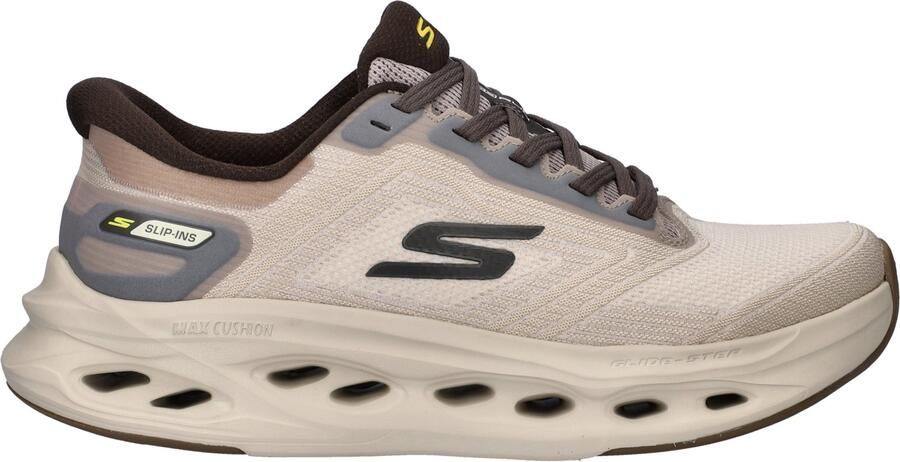 Skechers Hands Free Slip-In Max Cushioning Glide heren sneaker Taupe