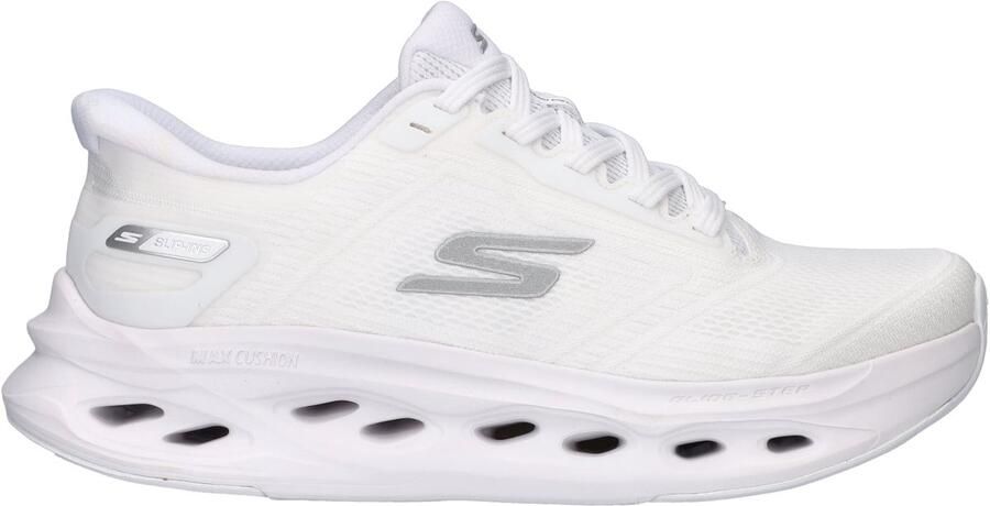 Skechers Hands Free Slip-In Max Cushioning Glide heren sneaker Wit