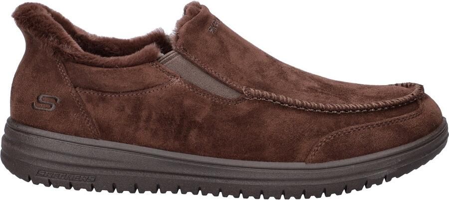 Skechers Hands Free Slip-In Murette heren pantoffel Bruin