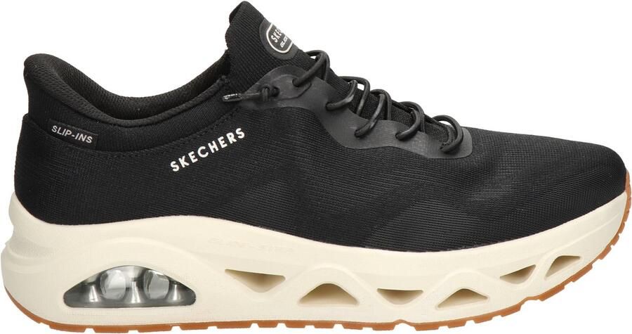 Skechers Hands Free Slip-In Uno Glide-step heren sneaker Zwart