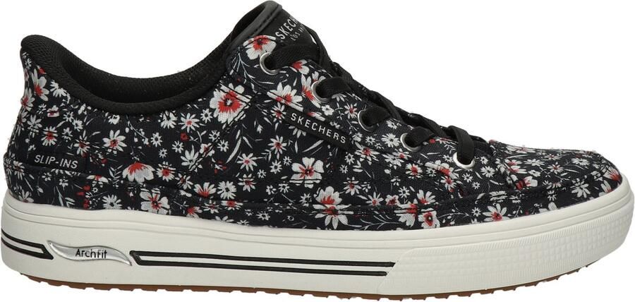 Skechers Hands Free Slip-Ins Arch Fit Arcade dames sneaker Zwart multi