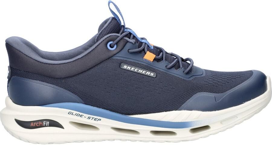 Skechers Hands Free Slip-Ins Arch Fit Glide-Step Orvan heren sneaker Blauw