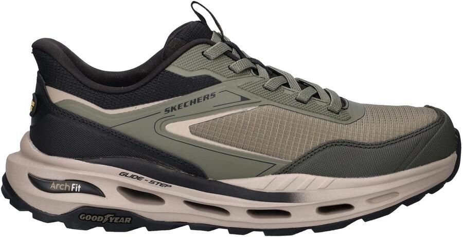 Skechers Hands Free Slip-Ins Arch Fit Glide-Step Orvan Talon heren sneaker Kaki