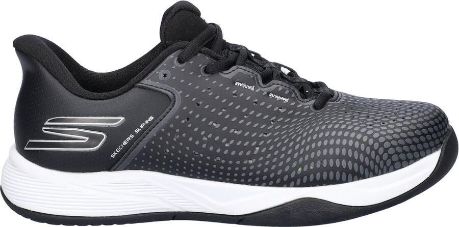 Skechers Hands Free Slip-Ins Arch Fit Viper Court Reload dames sneaker Zwart