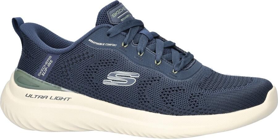 Skechers Hands Free Slip-Ins Bounder 2.0 heren instapschoen Blauw