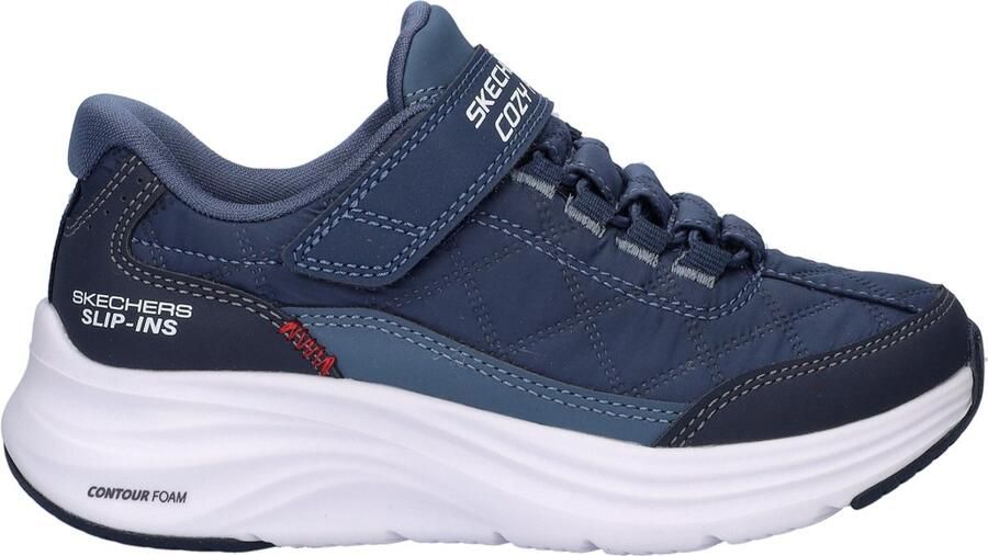 Skechers Hands Free Slip-ins: Contour Foam jongens sneaker Blauw