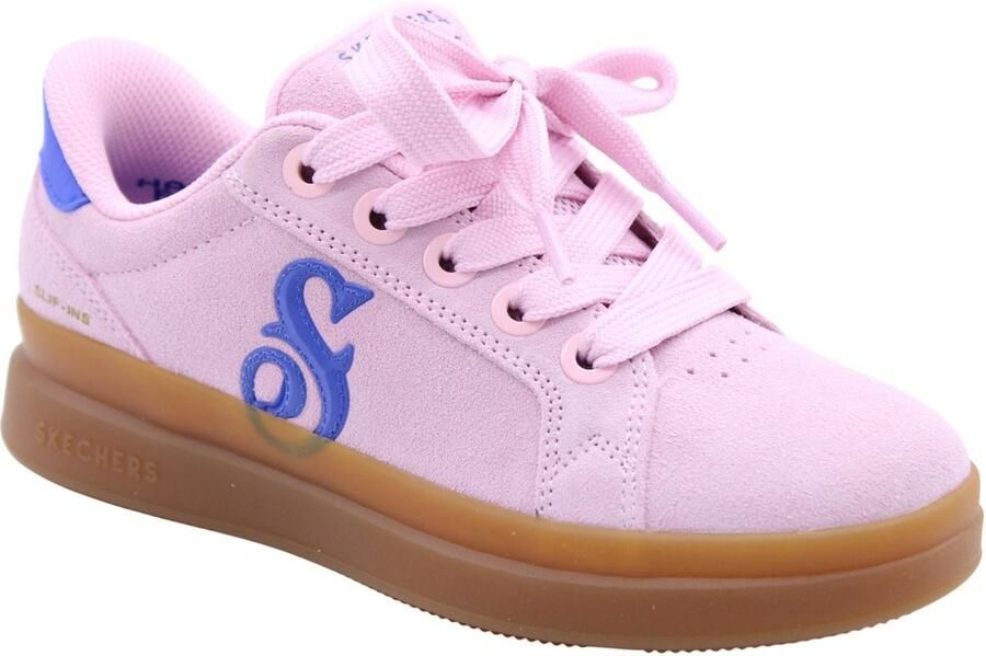 Skechers Hands Free Slip-Ins Courtside dame sneaker Roze