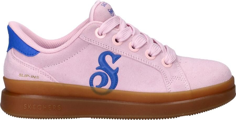 Skechers Hands Free Slip-Ins Courtside dame sneaker Roze