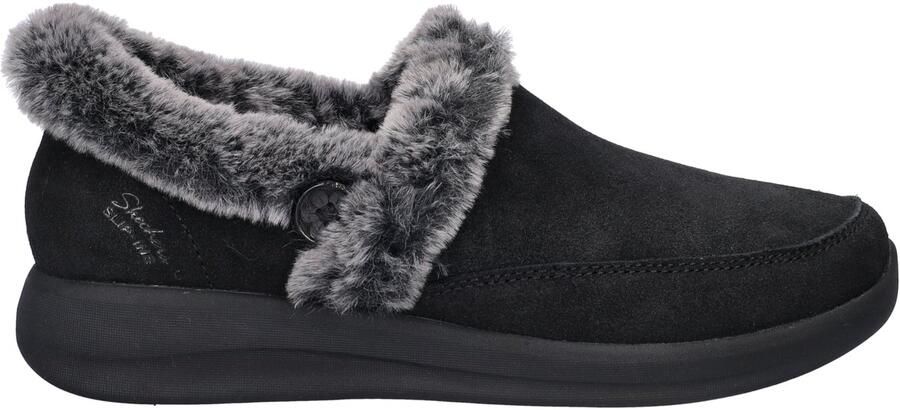 Skechers Hands Free Slip-ins Cozy Escape Frosty Bliss dames pantoffels Zwart
