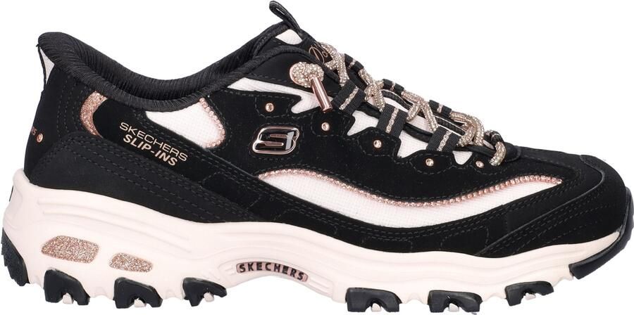 Skechers Hands Free Slip-Ins D'Lites dames sneaker Zwart