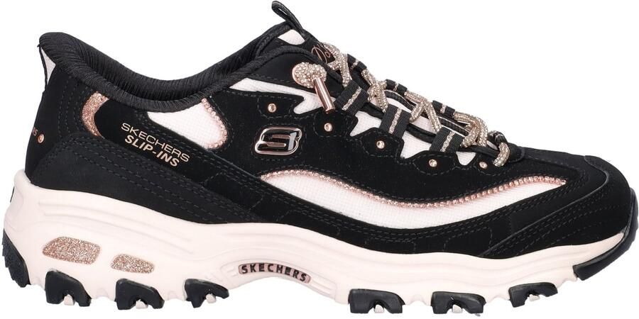 Skechers Hands Free Slip-Ins D'Lites dames sneaker Zwart