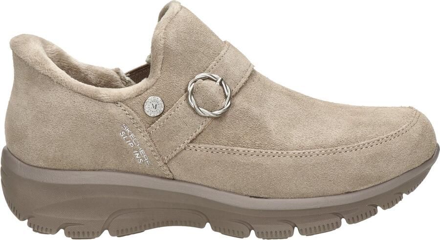 Skechers Hands Free Slip-Ins Easy Going dames instapschoen Taupe