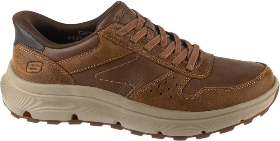 SKECHERS Sportieve veterschoen ' Slip-Ins: Garza Ultra Tyrell' kastanjebruin