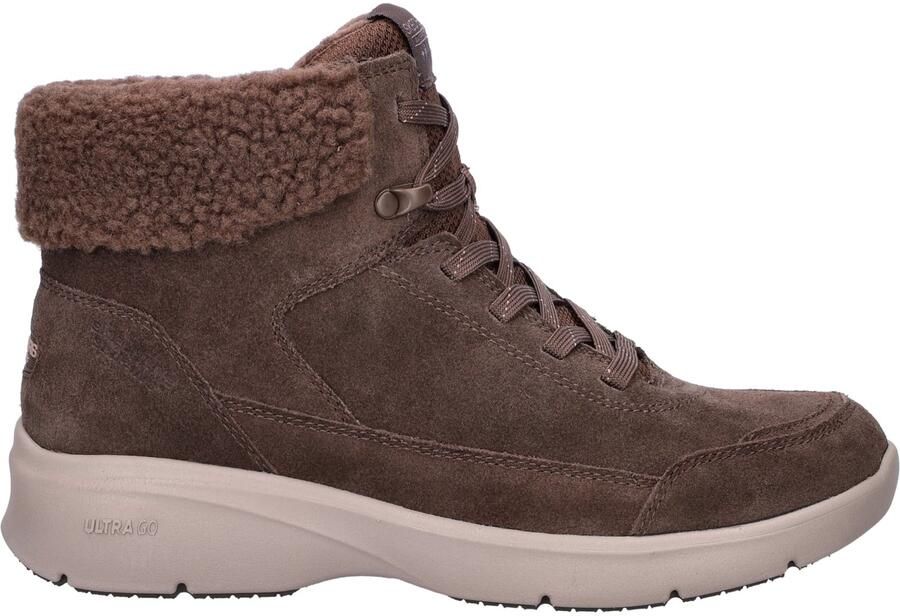 Skechers Hands Free Slip-Ins Glacial Ultimate dames veterboot Bruin