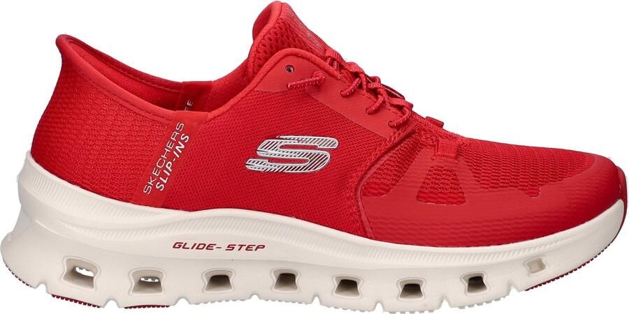 Skechers Hands Free Slip-Ins Glide dames sneaker Rood