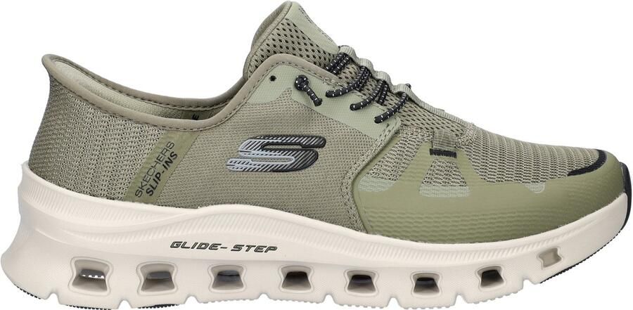 Skechers Hands Free Slip-Ins Glide Step Pro heren sneaker Groen