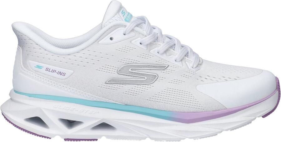 Skechers Hands Free Slip-Ins Glide-step Vortex dames sneaker Wit multi