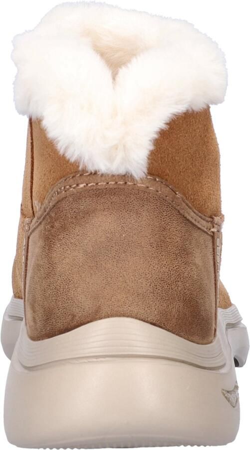 Skechers Hands Free Slip-Ins Go Walk Arch Fit dames gevoerde boot Cognac