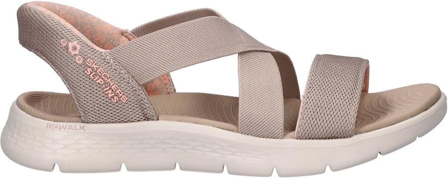 Skechers Hands Free Slip-Ins GO WALK Flex Sandal Liliana dames sandaal Taupe