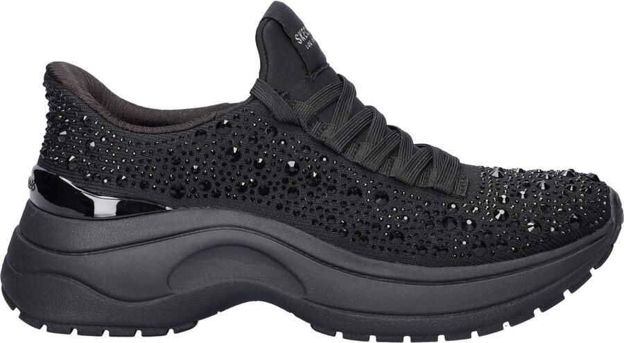 Skechers Hands Free Slip-ins: Hazel 2 Lumetta dames lage sneakers Zwart