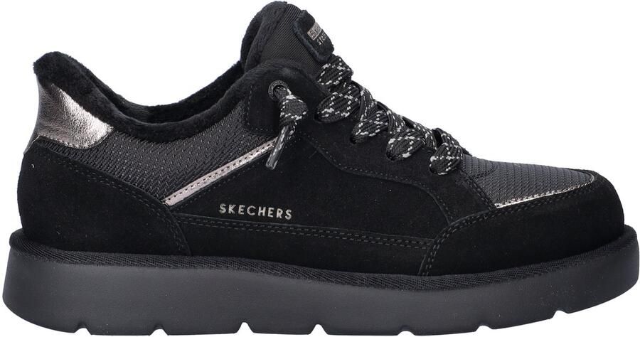 Skechers Hands Free Slip-Ins Keepsakes Cozy Street Hiker EZ dames sneaker Zwart