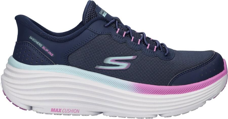 Skechers Hands Free Slip-Ins Max Cushioning Endeavor dames sneaker Blauw multi