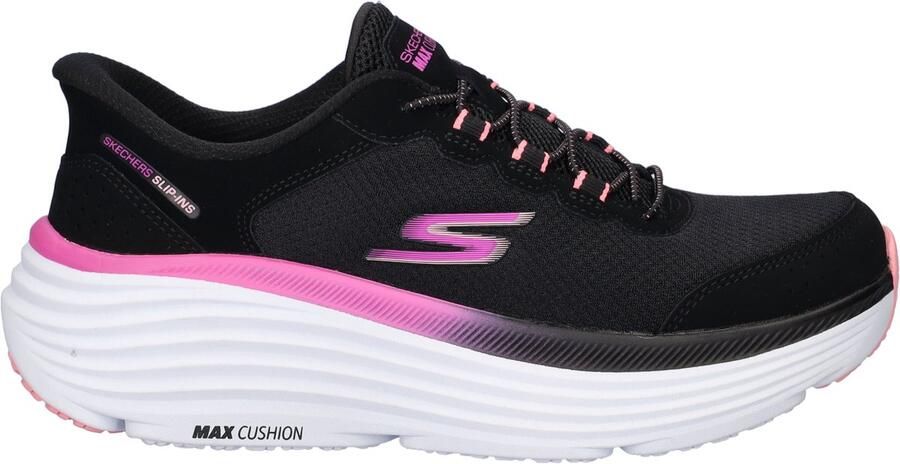 Skechers Hands Free Slip-Ins Max Cushioning Endeavor dames sneaker Zwart multi