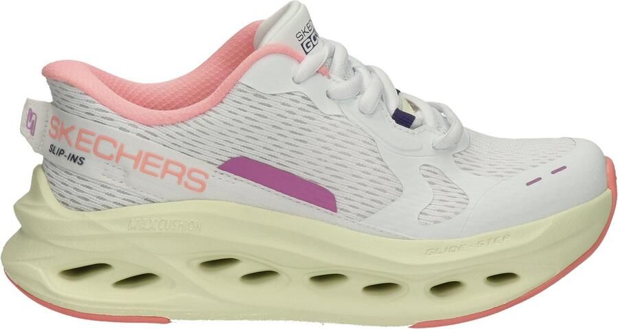 Skechers Hands Free Slip-Ins Max Cushioning Glide Step meisjes sneaker Wit multi