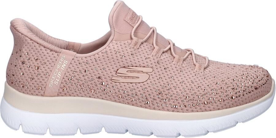 Skechers Hands Free Slip-Ins Summits dames sneaker Roze