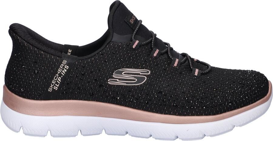 Skechers Hands Free Slip-Ins Summits dames sneaker Zwart