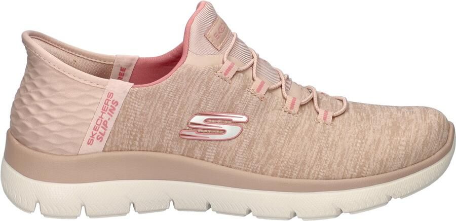 Skechers Instappers SUMMITS DAZZLING HAZE Slip-ins sneaker vrijetijdsschoen met subtiele contrastdetails