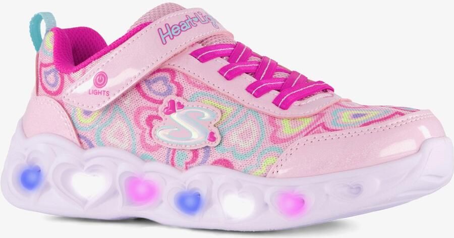 Skechers Heart Lights Boogie Love sneakers met lichtjes Roze