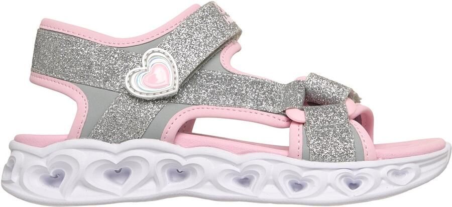 Skechers HEART LIGHTS SANDALS-SUGAR SP Meisjes Sandalen Zillver
