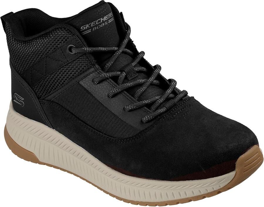 Skechers Heren BOBS Squad 4 Core Look Sneakers Slip Ins Black Grey
