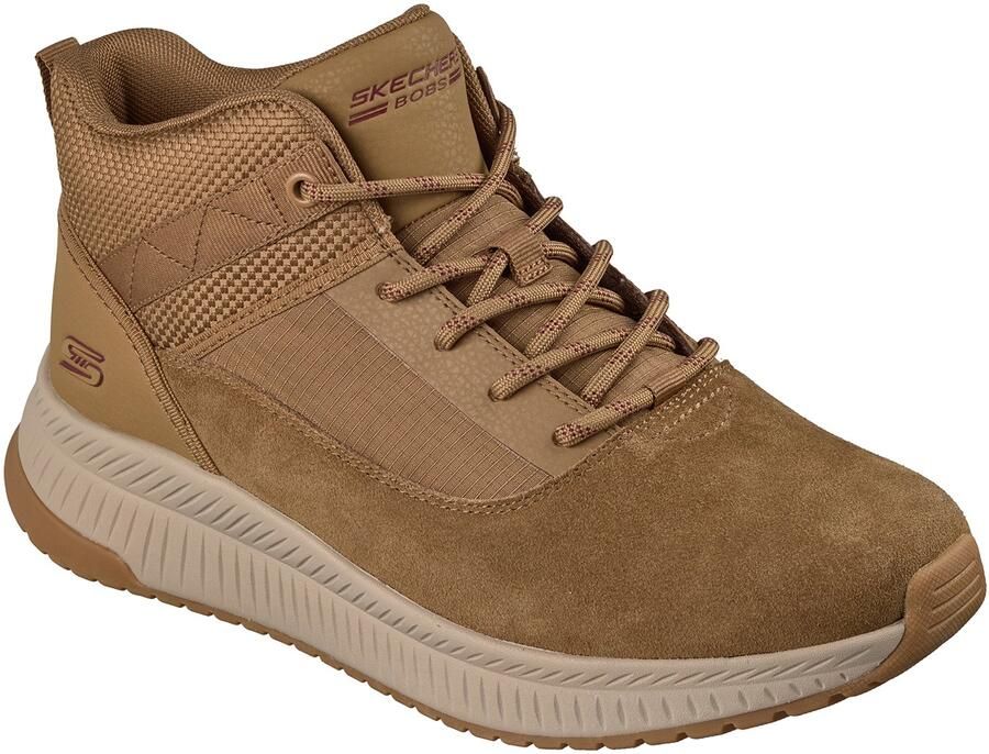 Skechers Heren BOBS Squad 4 Core Look Sneakers Slip Ins Chestnut