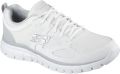 Skechers Heren Burns Agoura Sneakers 52635 WGY Wit Grijs - Wit